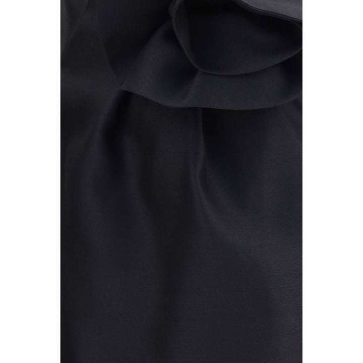Magda Butrym Black Wool Oves Aries Mini Skirt