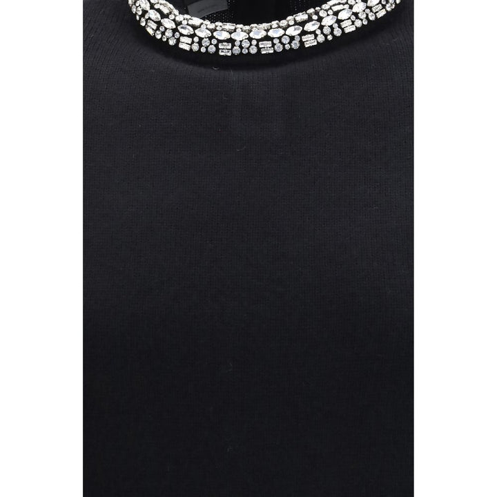 PINKO Black Wool Oves Aries Sweatshirt