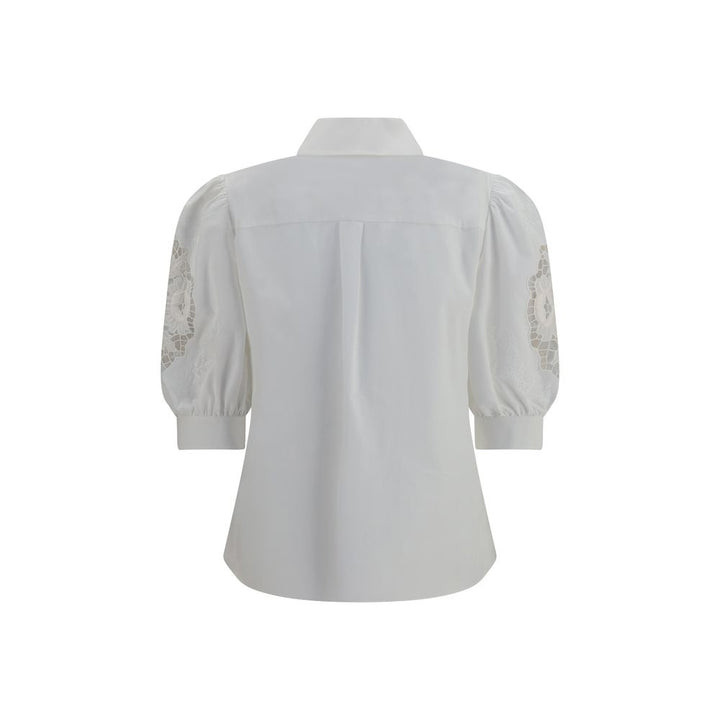 Valentino Garavani White Cotton Blouse
