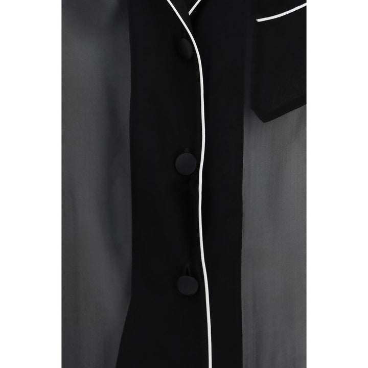 Dolce & Gabbana Black Silk Shirt