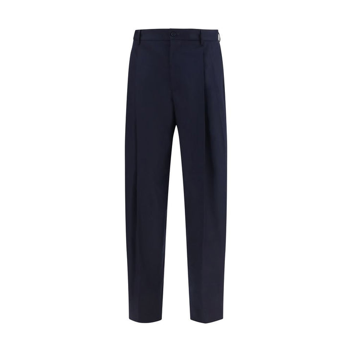 Dolce & Gabbana Blue Wool Oves Aries Dress Pants