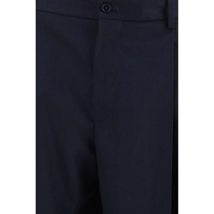 Dolce & Gabbana Blue Wool Oves Aries Dress Pants