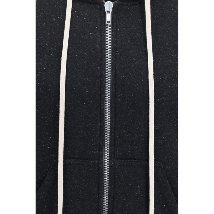 Rick Owens Black Cotton Sweatshirt