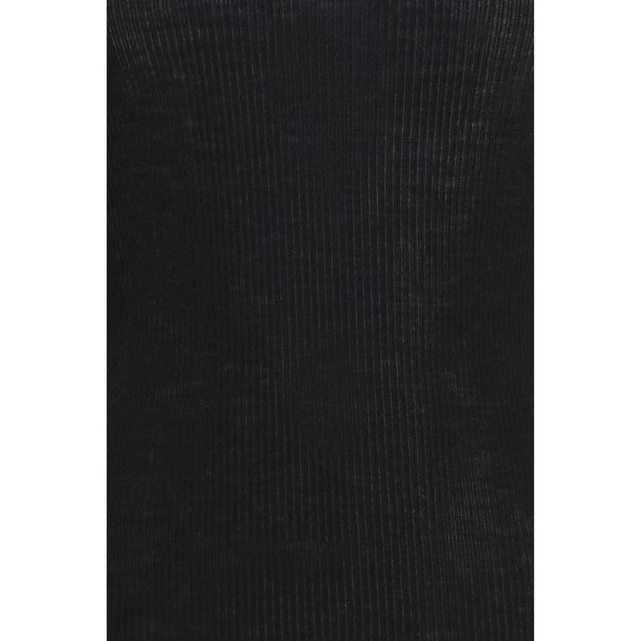 Rick Owens Black Wool Oves Aries Sweatshirt