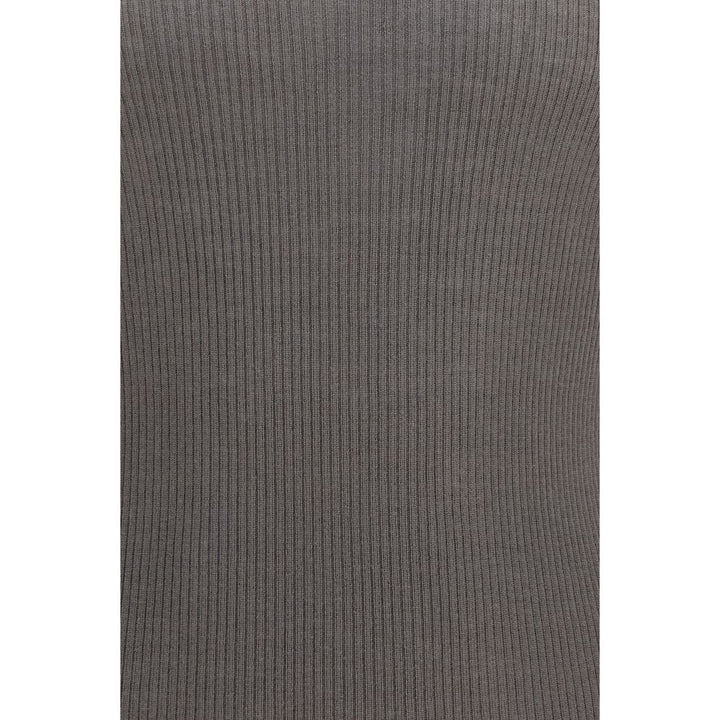 Rick Owens Gray Wool Oves Aries Sweatshirt