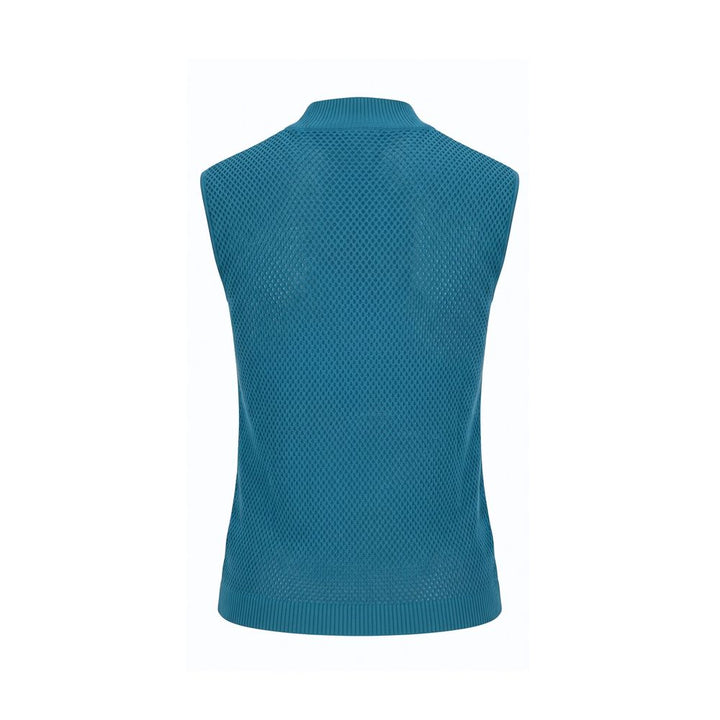 Malo Blue Silk Women Sweater