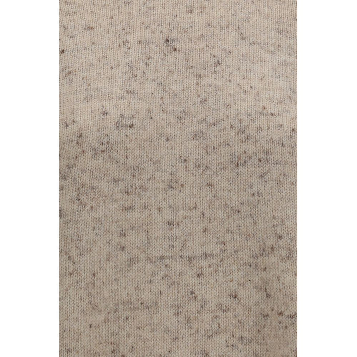 Fabiana Filippi Beige Wool Oves Aries Sweatshirt