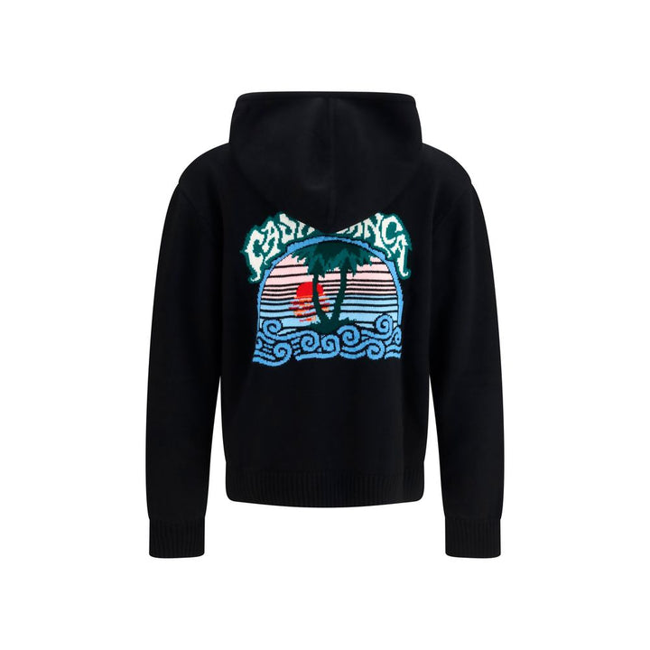 Casablanca Black Wool Oves Aries Sweatshirt
