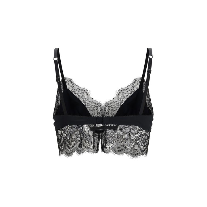 Dolce & Gabbana Black Silk Bra