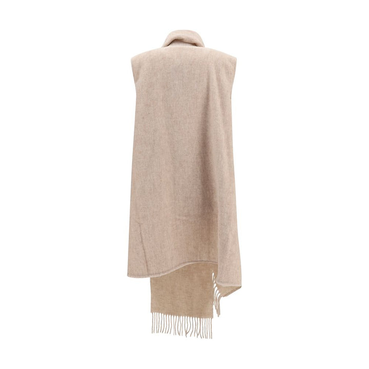 Fabiana Filippi Beige Wool Oves Aries Scarf