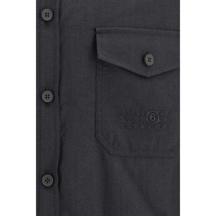 MM6 Gray Wool Oves Aries Shirt