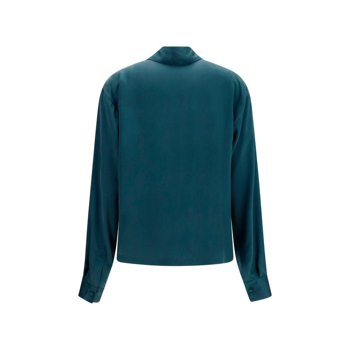 Tom Ford Blue Silk Shirt