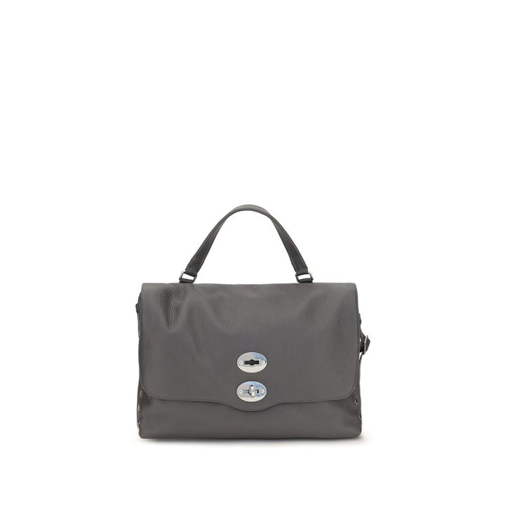 Zanellato Gray Calf Leather Bos Taurus Handbag