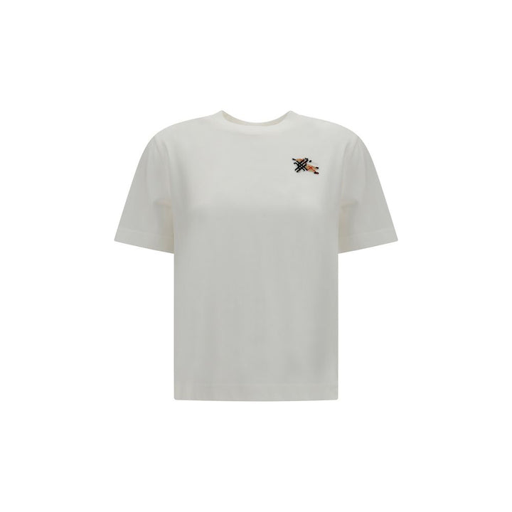 Burberry White Cotton T-Shirt