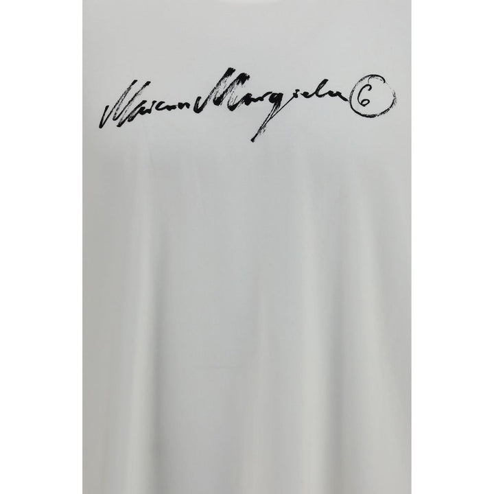 MM6 White Cotton T-Shirt