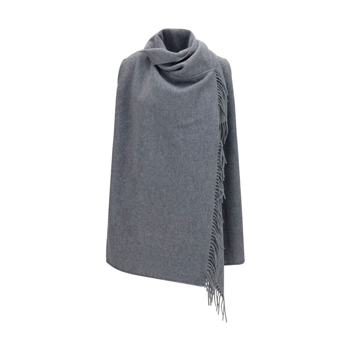 Fabiana Filippi Gray Wool Oves Aries Scarf