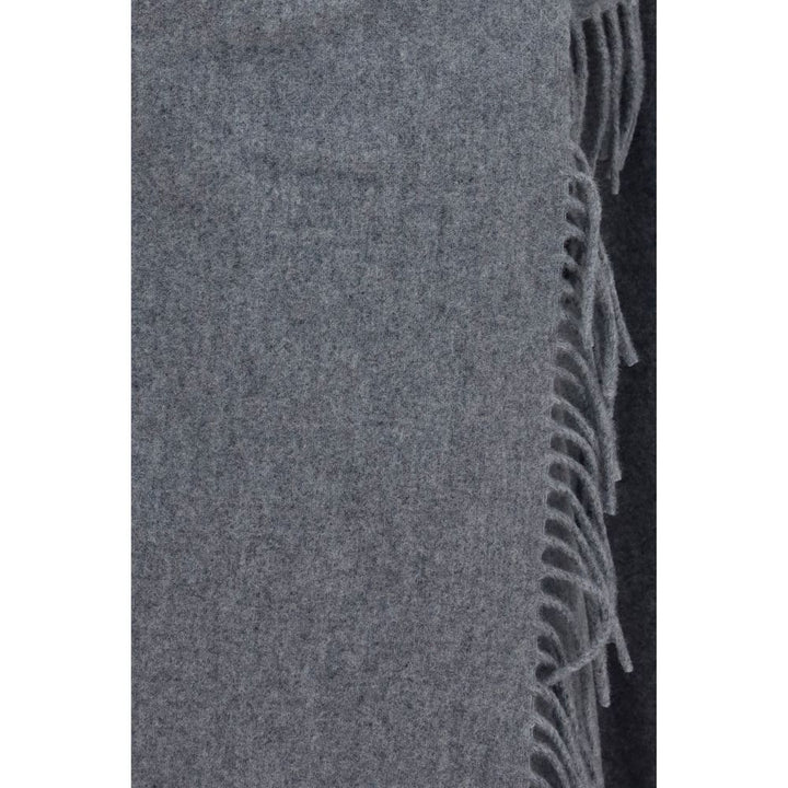 Fabiana Filippi Gray Wool Oves Aries Scarf