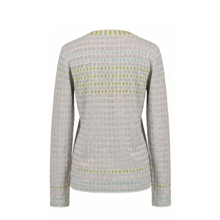 Malo Grey Silk Women Sweater
