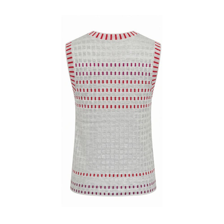 Malo Grey Silk Women Sweater