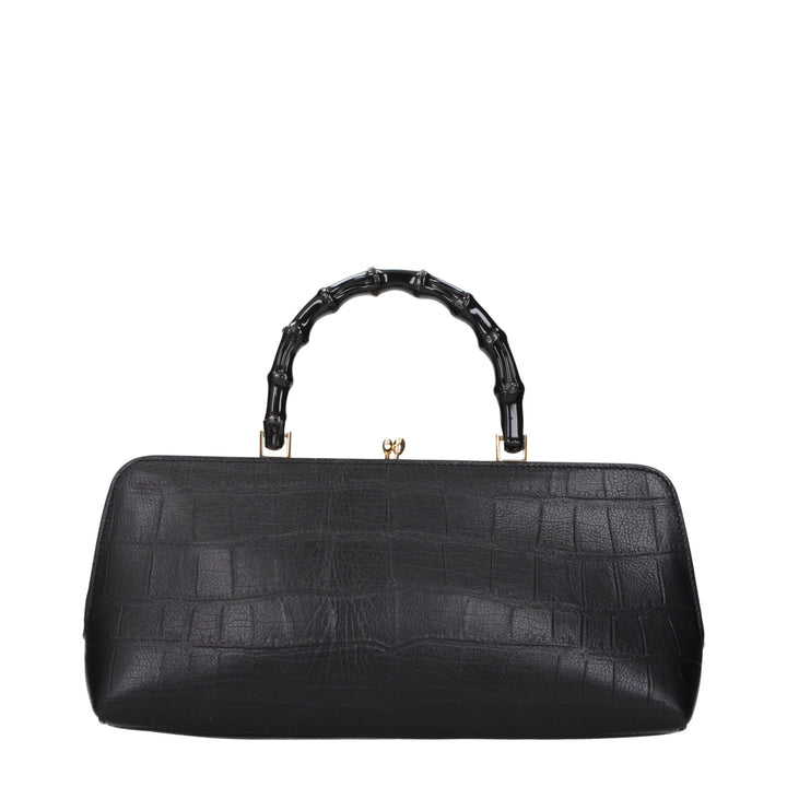 Jil Sander Black Leather Handbag