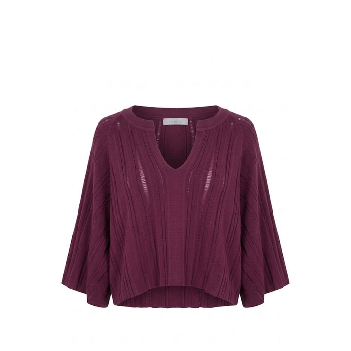 Malo Purple Cotton Women Sweater