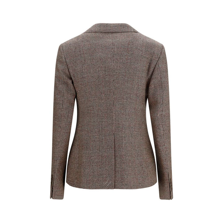 Burberry Brown Wool Oves Aries Blazer