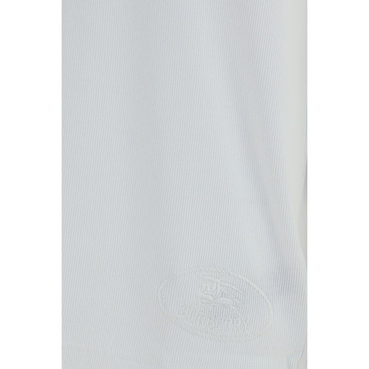 Burberry White Cotton Long Sleeve T-Shirt