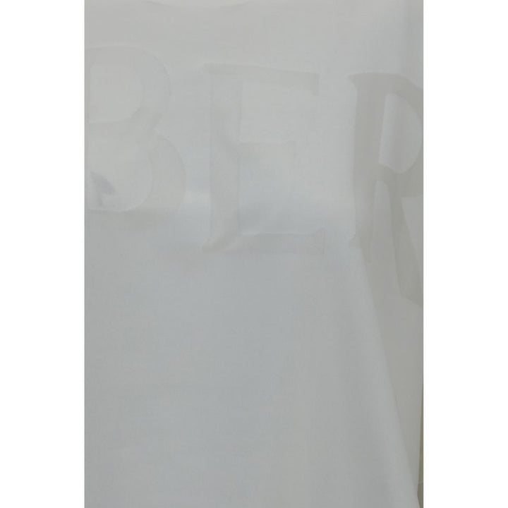 Burberry White Cotton T-Shirt