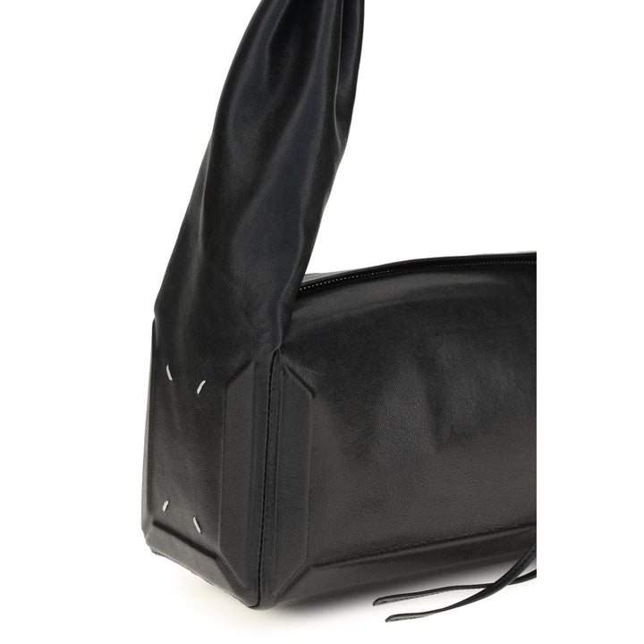 Maison Margiela Black Leather Shoulder Bag