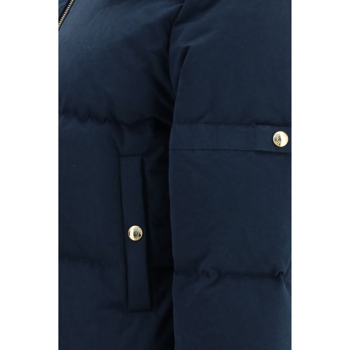 Thom Browne Blue Cotton Full-Length Jacket