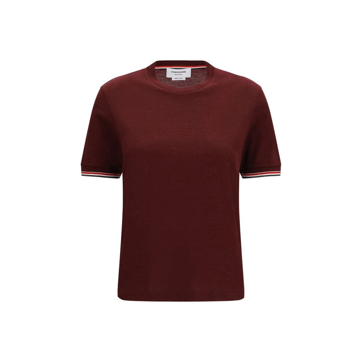 Thom Browne Bordeaux Wool Oves Aries T-Shirt