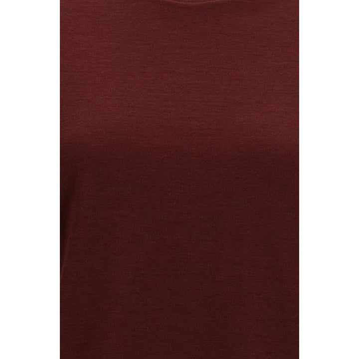 Thom Browne Bordeaux Wool Oves Aries T-Shirt