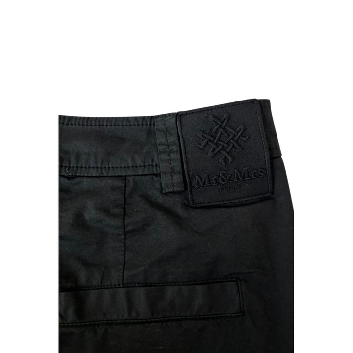 Mr&Mrs Italy Black Cotton Women Shorts