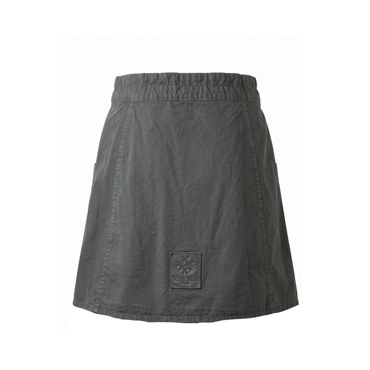 Mr&Mrs Italy Grey Cotton Women Skirt