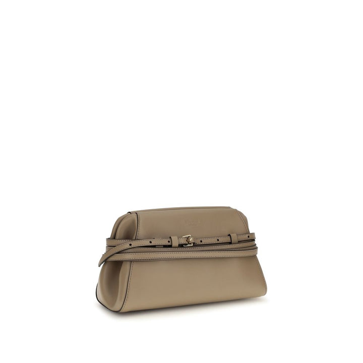 Moschino Beige Goatskin Shoulder Bag