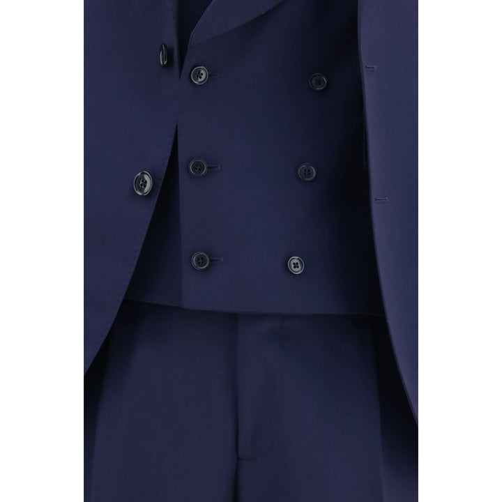 Lardini Blue Wool Oves Aries Two-Piece Suit