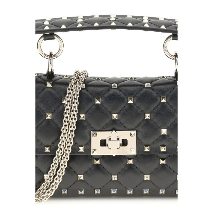 Valentino Garavani Black Lamb Ovis Aries Aries Shoulder Bag