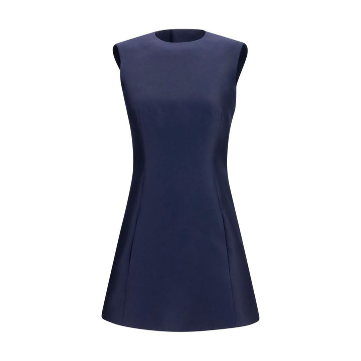 Balenciaga Blue Wool Oves Aries Casual Dress
