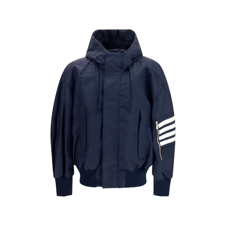 Thom Browne Black Cotton Shell Jacket
