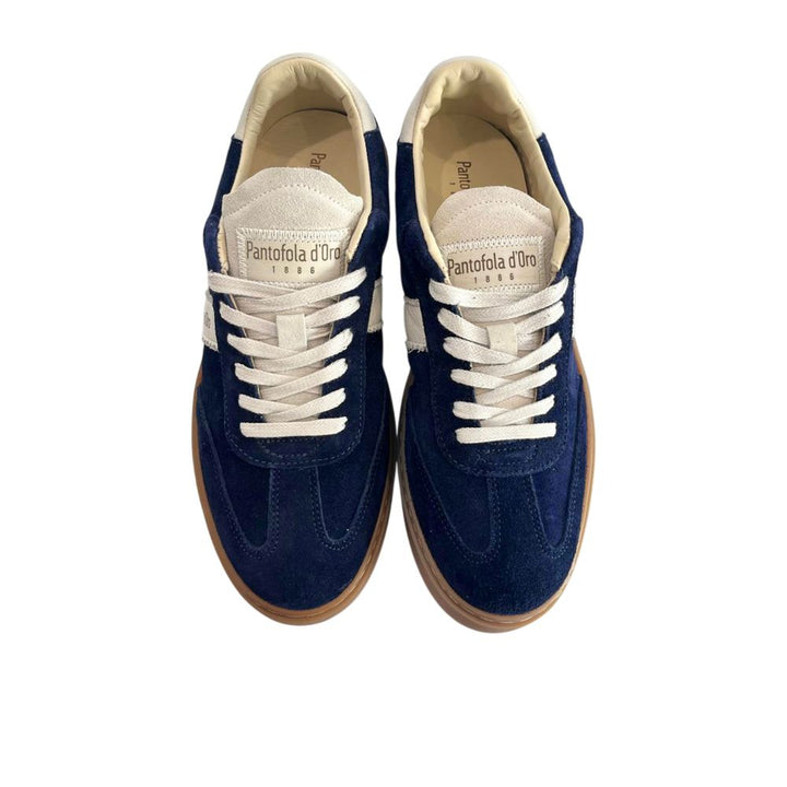 Pantofola D'Oro Blue Suede Men Sneakers