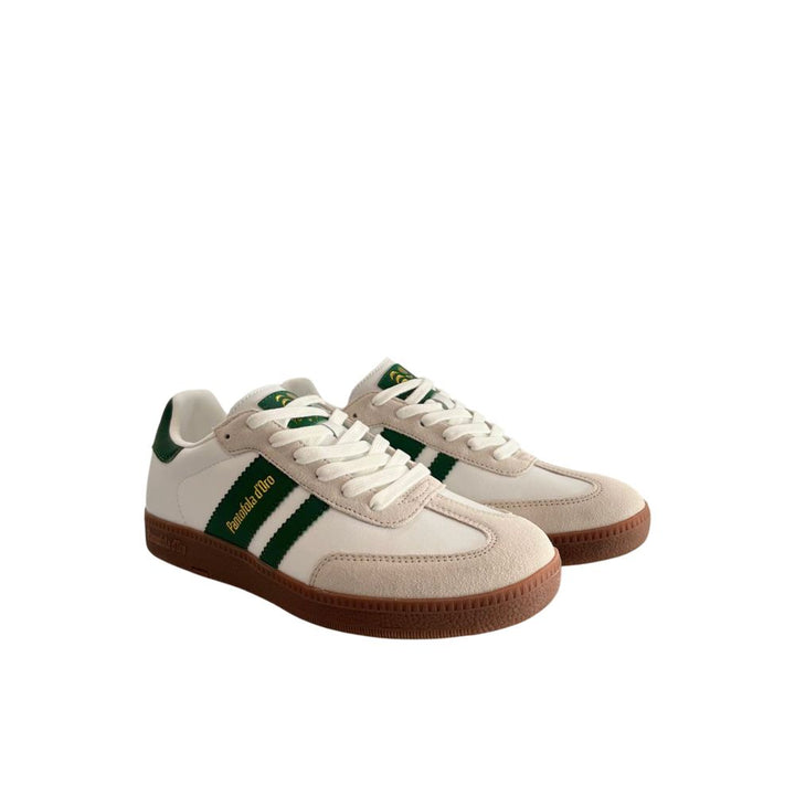 Pantofola D'Oro Green Suede Men Sneakers