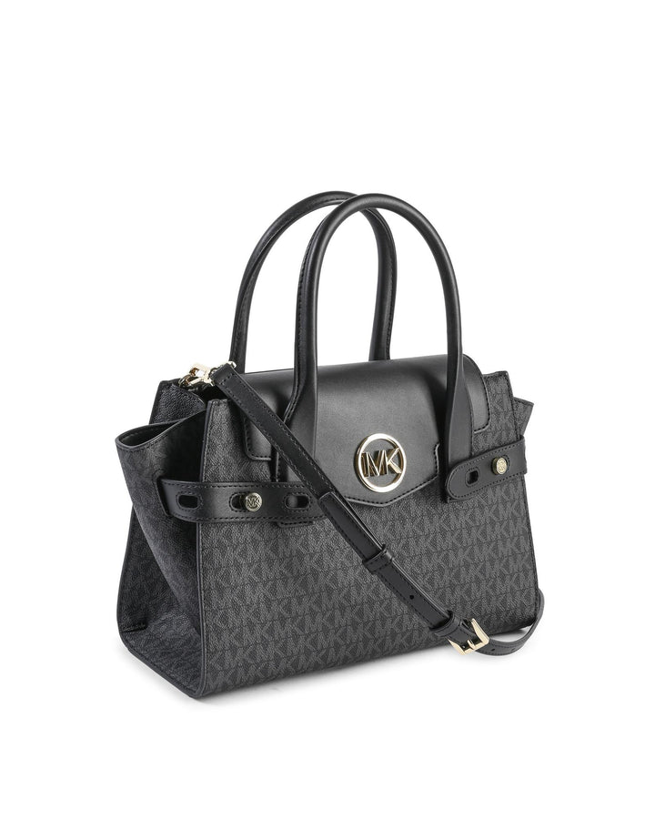 Michael Kors Black Pvc Satchel Bag