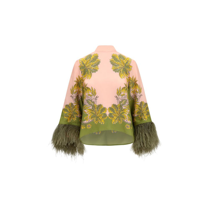 La Double J Multicolor Silk Pattern Shirt