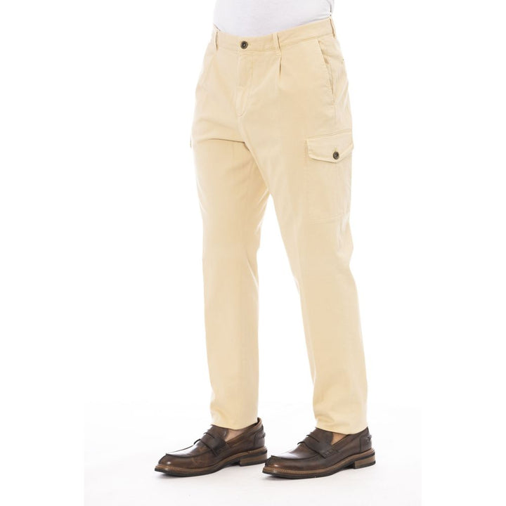 Peserico Beige Cotton Men's Pant