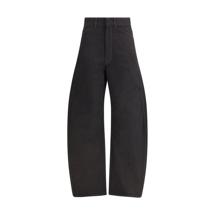 Lemaire Black Cotton Casual Pants