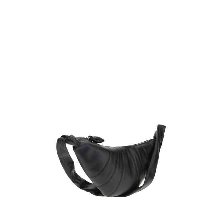 Lemaire Black Calf Leather Bos Taurus Shoulder Bag