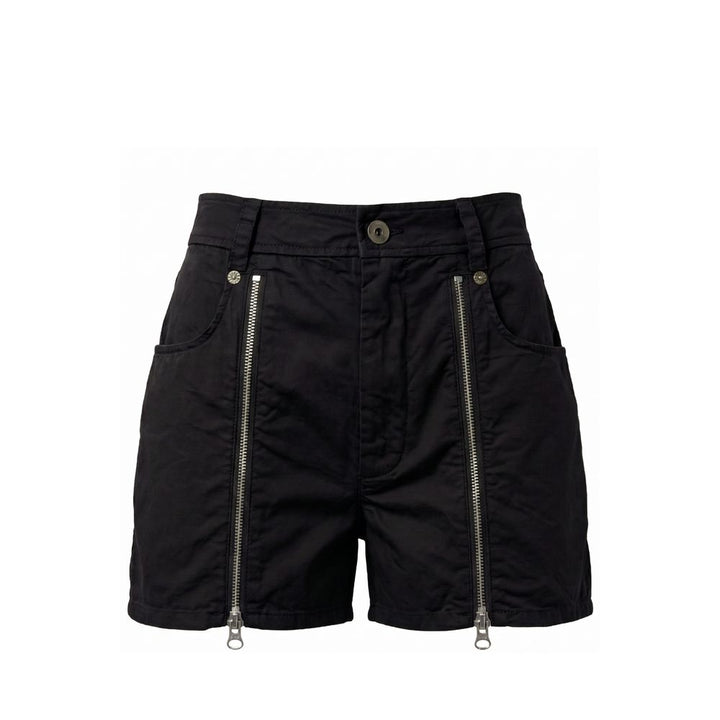 Mr&Mrs Italy Black Cotton Women Shorts