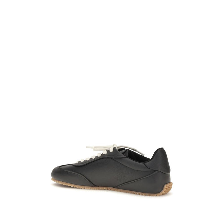 Axel Arigato Black Calf Leather Bos Taurus Athletic Sneakers