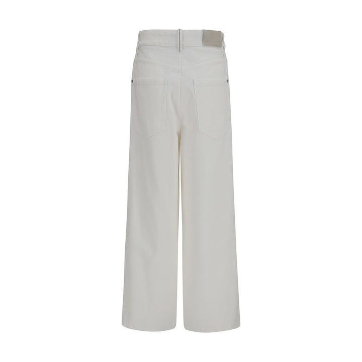 Brunello Cucinelli Beige Cotton Jeans Denim