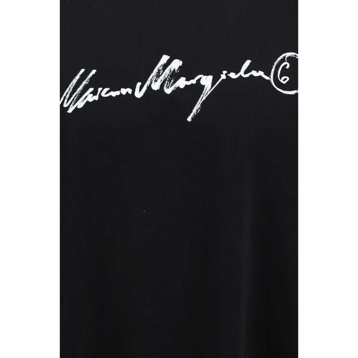 MM6 Black Cotton T-Shirt
